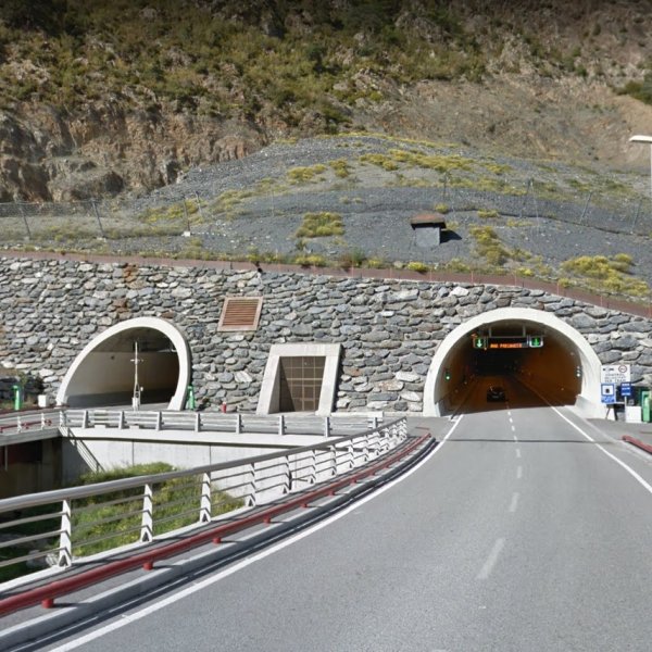 Dos Valires Tunnel in Andorra