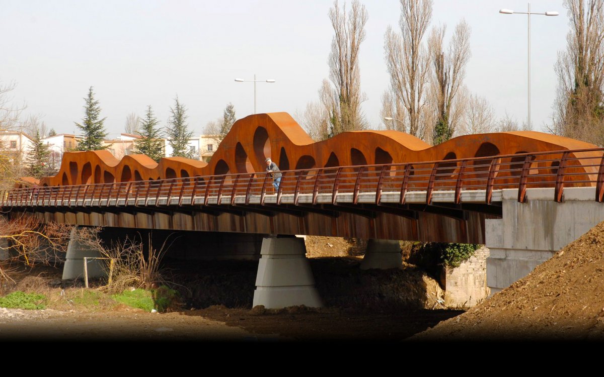 Abetxuko Road Bridge over the Zadorra River